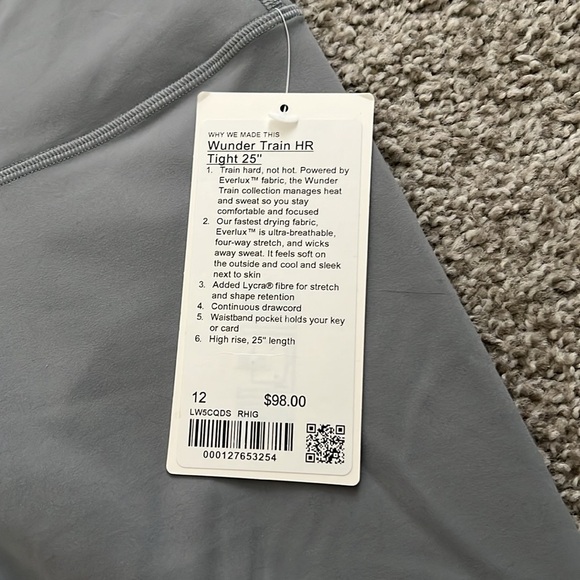 NWT Lululemon Wunder Train Tight 25” - Picture 3 of 5